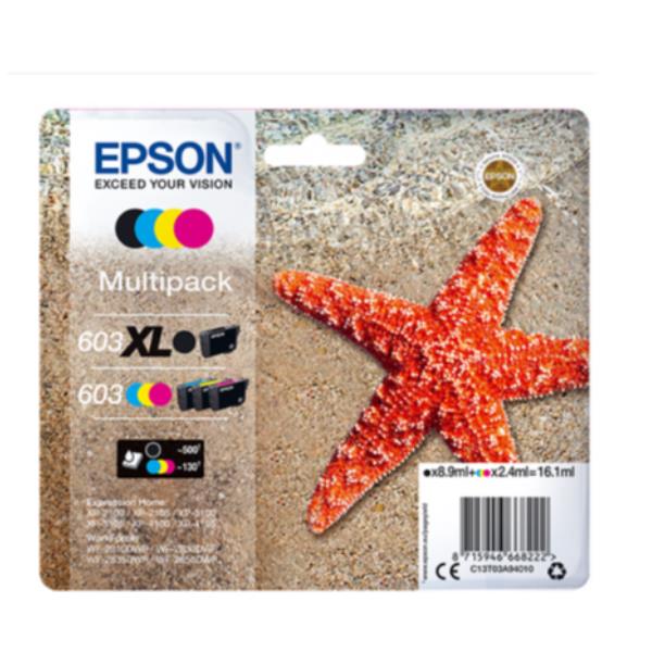 Epson Multi 4 Colores 603xl Estrella De Mar Blister